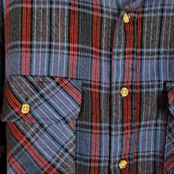 Men's Northwest Territory Plaid Button Down Shirt 2XLT - Picture 3 of 7